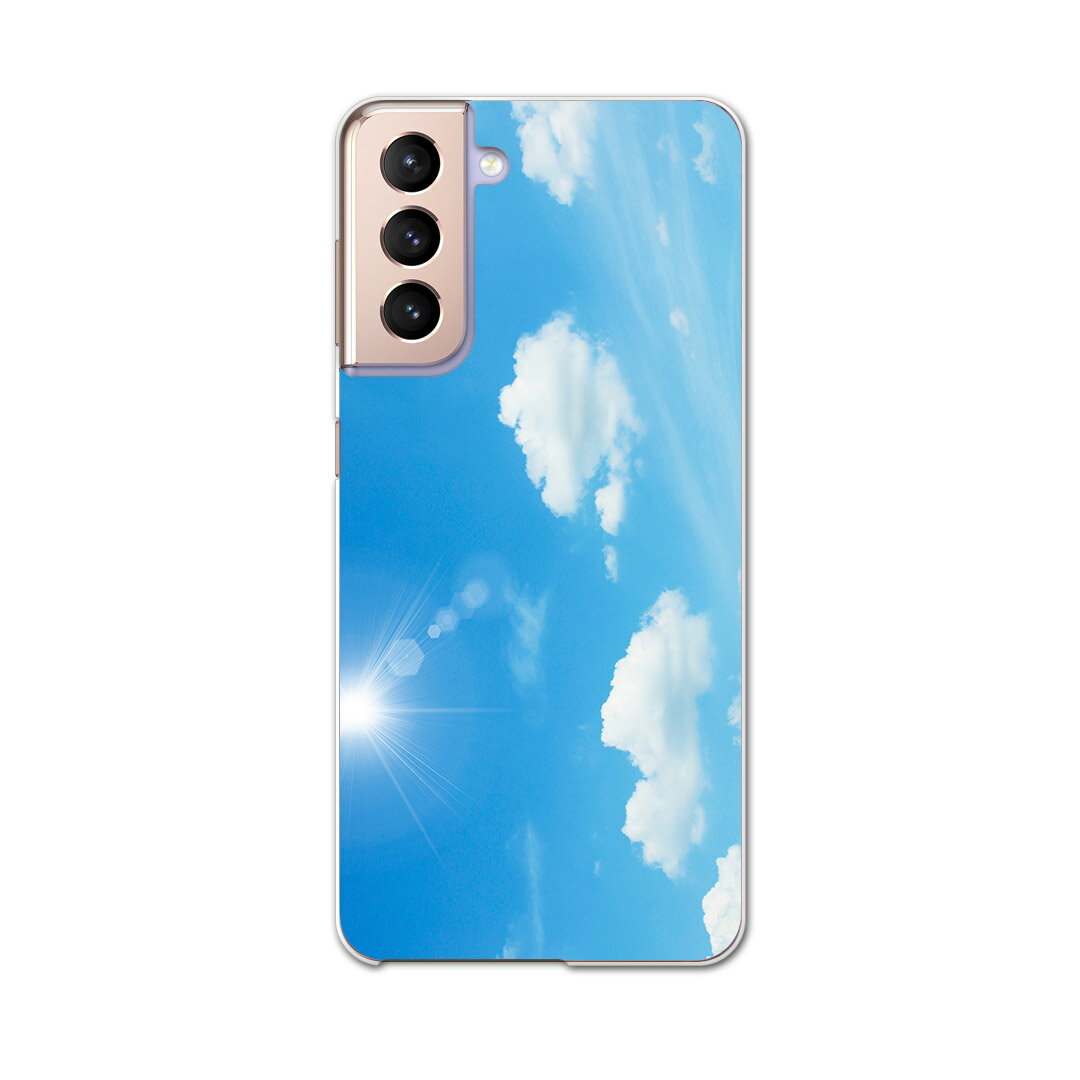Rakuten - Galaxy S21 5G SCG09 ギャラクシー サムスン au エーユー スマホ カバー ケース スマホケース スマホカバー PC ハードケース 000959 空　雲