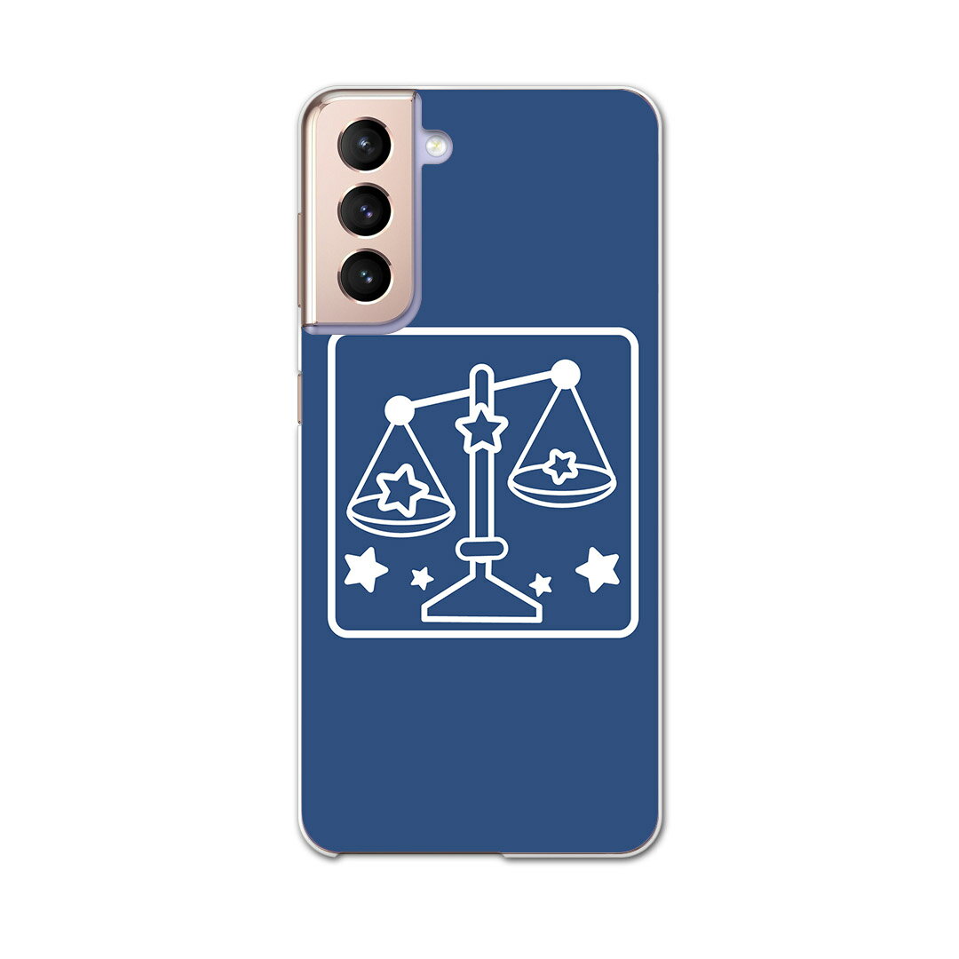 Galaxy S21 5G SCG09 ギャラクシー サムスン au エーユー スマホ カバー ケース スマホケース スマホカバー PC ハードケース 003361 星座　イラスト　キャラクター