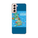 Galaxy S21 5G SCG09 ギャラクシー サムスン au エーユー スマホ カバー ケース スマホケース スマホカバー PC ハードケース 016372 外国 地図(2)