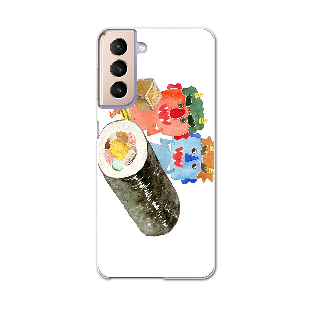 Galaxy S21 5G SCG09 ギャラクシー サムスン au エーユー スマホ カバー ケース スマホケース スマホカバー PC ハードケース 016453 節分 鬼 おたふく 豆