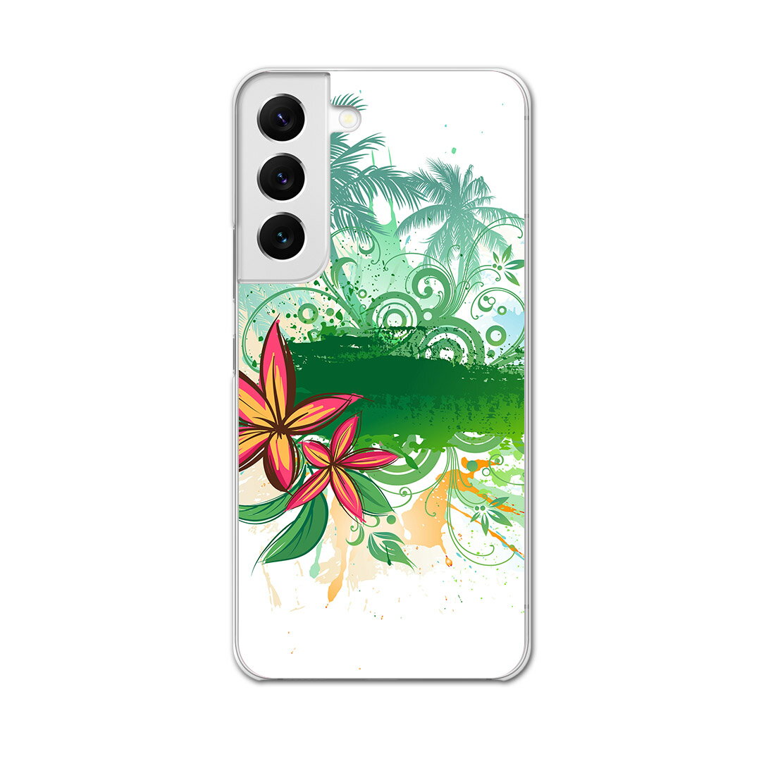 Rakuten - Galaxy S22 専用ハードケース SC-51C / SCG13 共通対応 sc51c igcase スマホカバー カバー ケース pc ハードケース 000927 ヤシの木　ハワイ