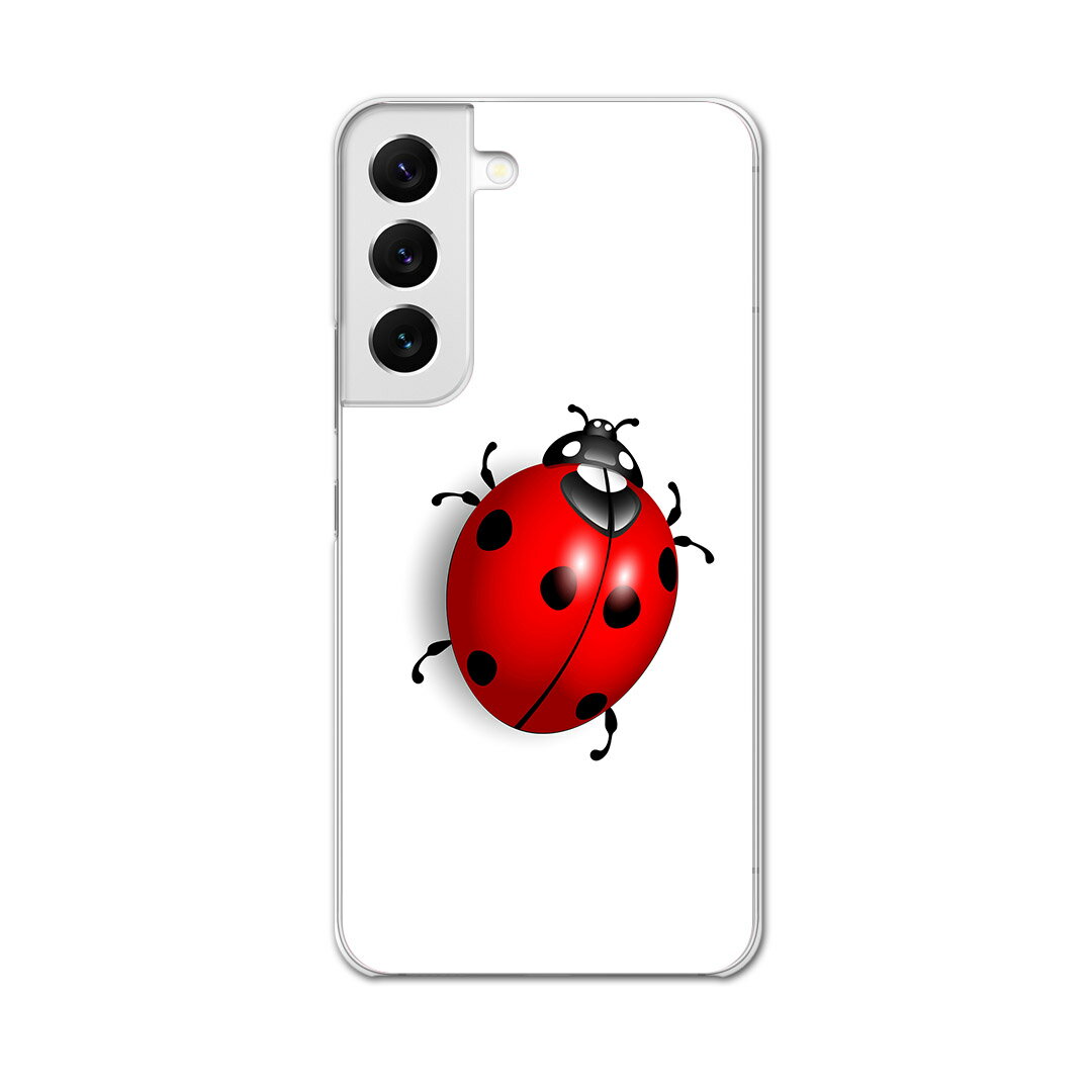 Galaxy S22 専用ハードケース SC-51C / SCG13 共通対応 sc51c igcase スマホカバー カバー ケース pc ハードケース 002357 てんとう虫 イラスト