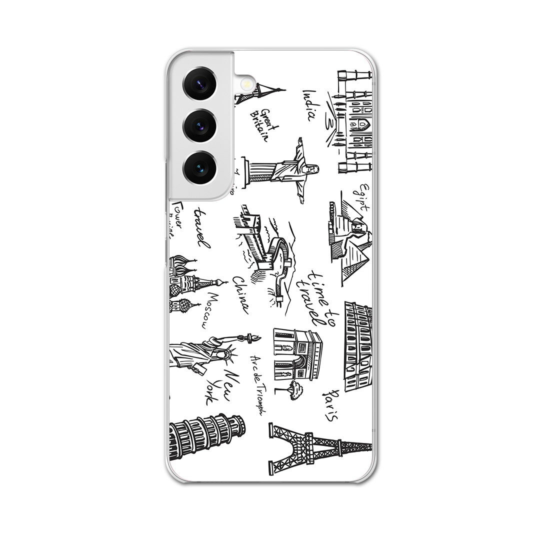 Galaxy S22 専用ハードケース SC-51C / SCG13 共通対応 sc51c igcase スマホカバー カバー ケース pc ハードケース 009995 外国　風景　景色