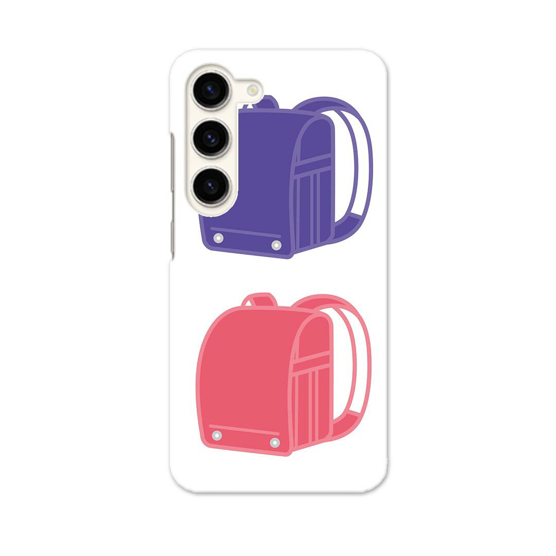 Galaxy S23 SC-51D SCG19 専用ハードケース SC-51D / SCG19 共通対応 sc51d igcase スマホカバー カバー ケース pc ハードケース 015342 ランドセル 入学式 カラフル
