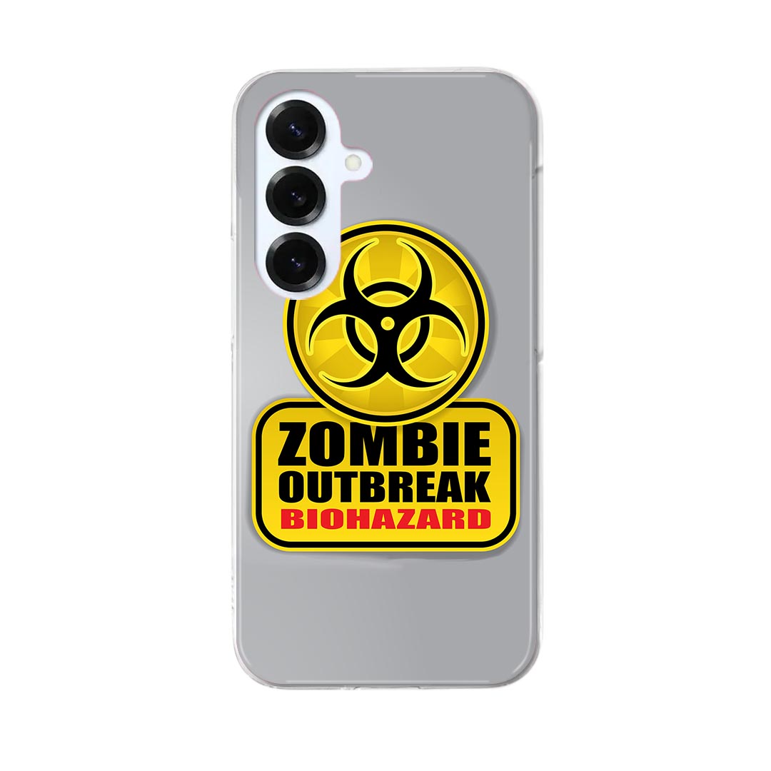 Galaxy S25 用 SC-51F / SCG31 (SM-S931) 共通対応 ハードケース sc51f ケース カバー ハードケース 001180 標識 ゾンビ バイオハザード