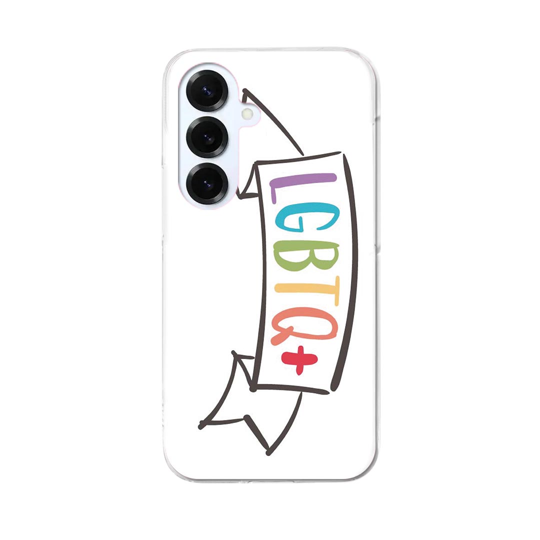 Galaxy S25 用 SC-51F / SCG31 (SM-S931) 共通対応 ハードケース sc51f ケース カバー ハードケース 031877 同性愛 文字 飾り