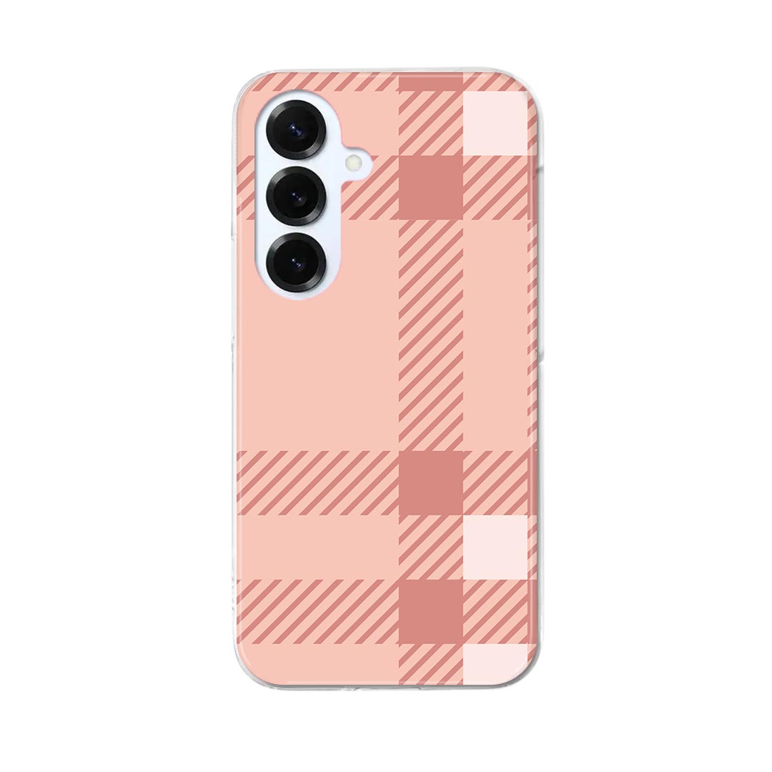樂天商城 - Galaxy S25 用 SC-51F / SCG31 (SM-S931) 共通対応 ハードケース sc51f ケース カバー ハードケース 004149 チェック　白　ピンク