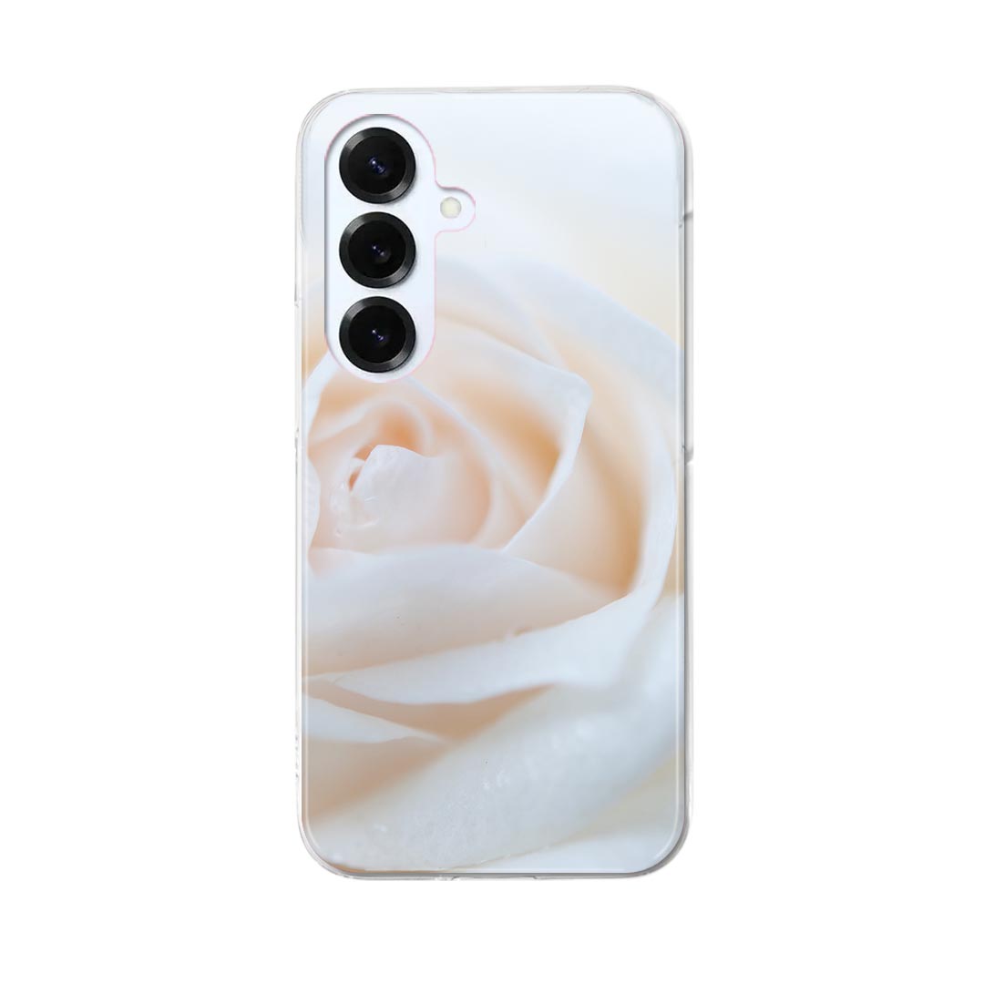 Rakuten - Galaxy S25 用 SC-51F / SCG31 (SM-S931) 共通対応 ハードケース sc51f ケース カバー ハードケース 005080 白　薔薇　写真
