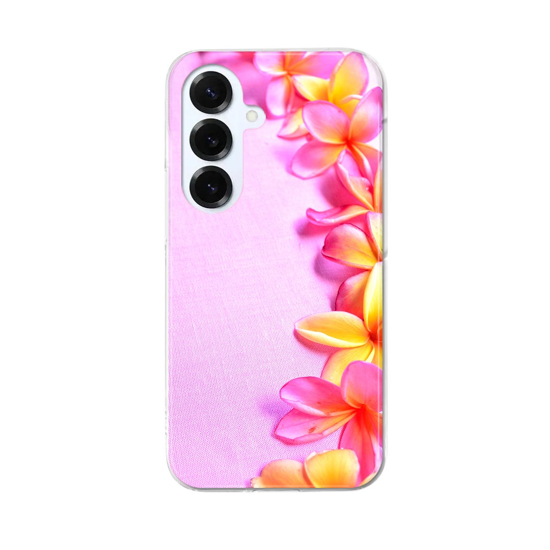 Galaxy S25 用 SC-51F / SCG31 (SM-S931) 共通対応 ハードケース sc51f ケース カバー ハードケース 005418 写真 花 夏