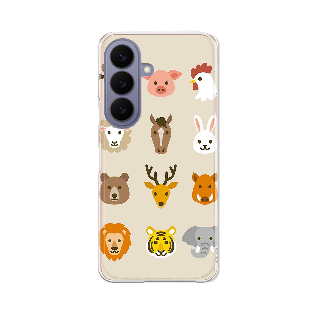 Galaxy S26 用 スマホケース SC-51G / SCG36 共通対応 sc51g ケース カバー ハードケース 013480 動物　かわいい　イラスト