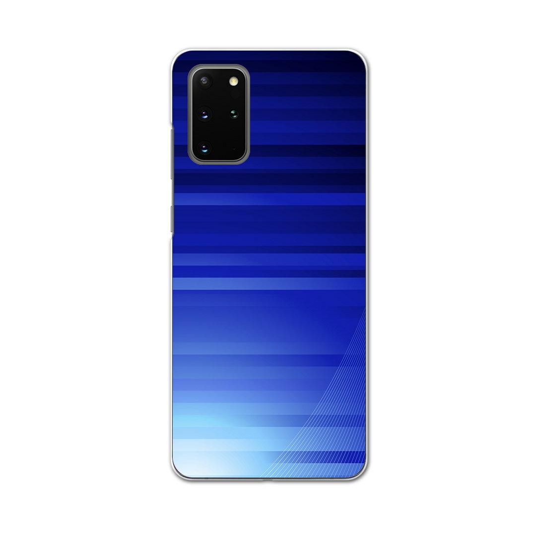 Rakuten - igcase Galaxy S20+ 5G SC-52A 専用ハードケース sc52a docomo ドコモ スマホカバー カバー ケース pc ハードケース 002204 クール シンプル　青