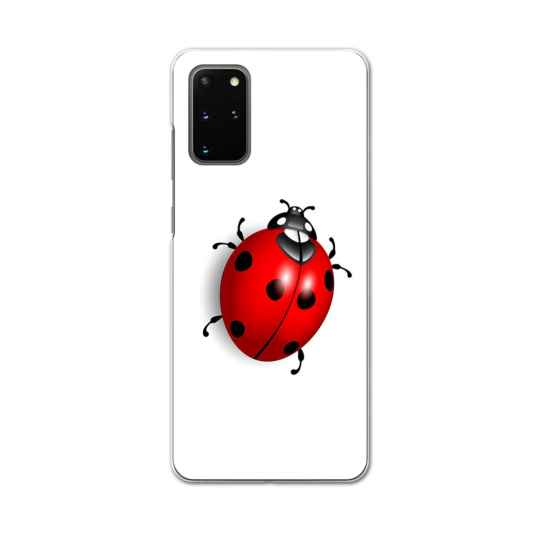 乐天商城 - igcase Galaxy S20+ 5G SC-52A 専用ハードケース sc52a docomo ドコモ スマホカバー カバー ケース pc ハードケース 002357 ユニーク てんとう虫　イラスト
