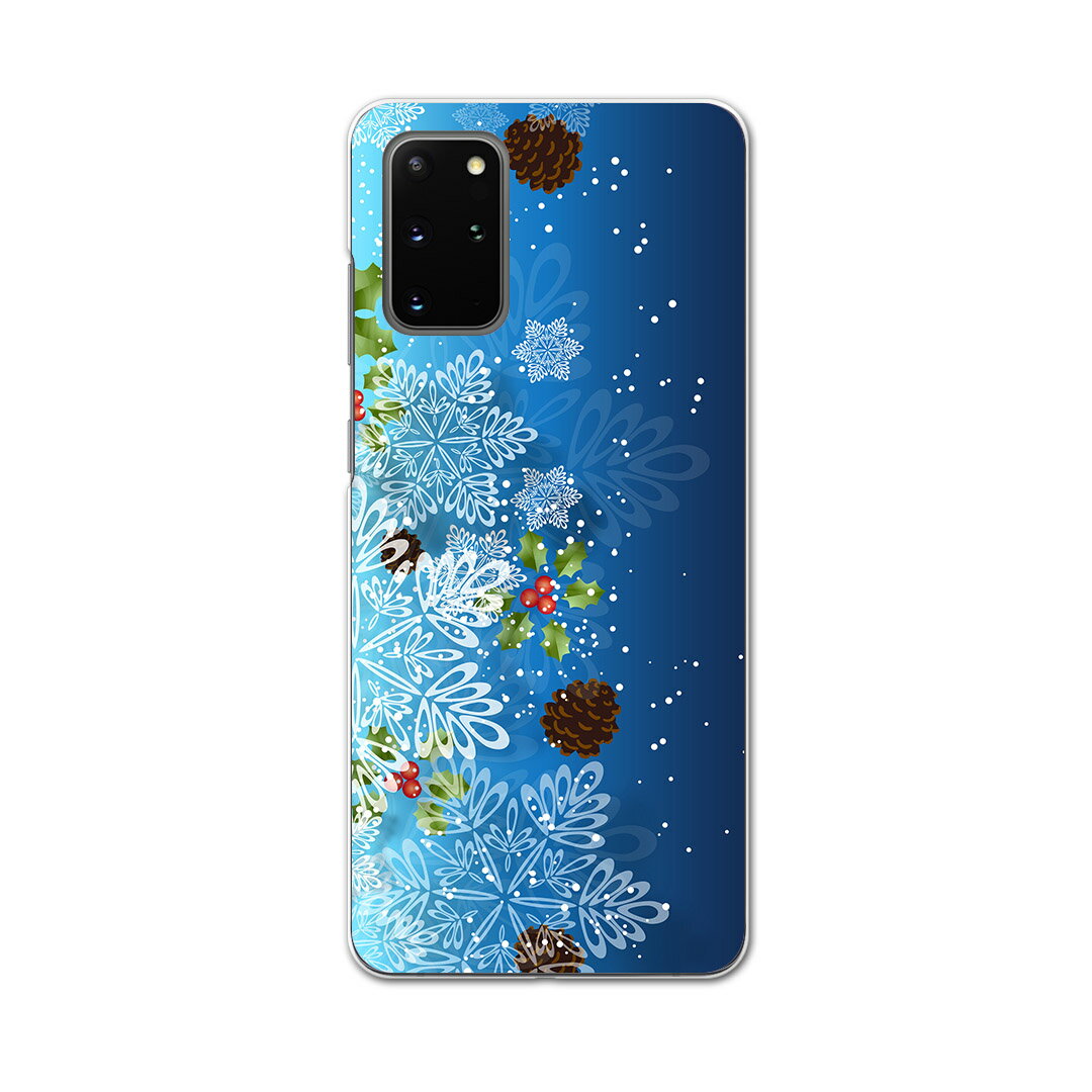 Rakuten - igcase Galaxy S20+ 5G SC-52A 専用ハードケース sc52a docomo ドコモ スマホカバー カバー ケース pc ハードケース 004621 ラグジュアリー 雪　結晶　クリスマス