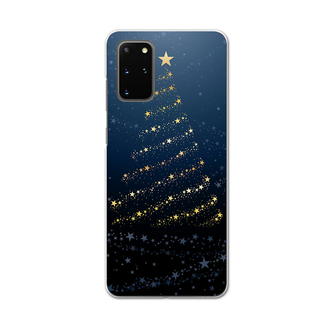 樂天商城 - igcase Galaxy S20+ 5G SC-52A 専用ハードケース sc52a docomo ドコモ スマホカバー カバー ケース pc ハードケース 005113 ラグジュアリー ツリー　星　黒