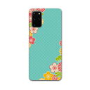 igcase Galaxy S20+ 5G SC-52A 専用ハードケース sc52a docomo ドコモ スマホカバー カバー ケース pc ハードケース 005219 フラワー 和風 和柄 花 青(2)