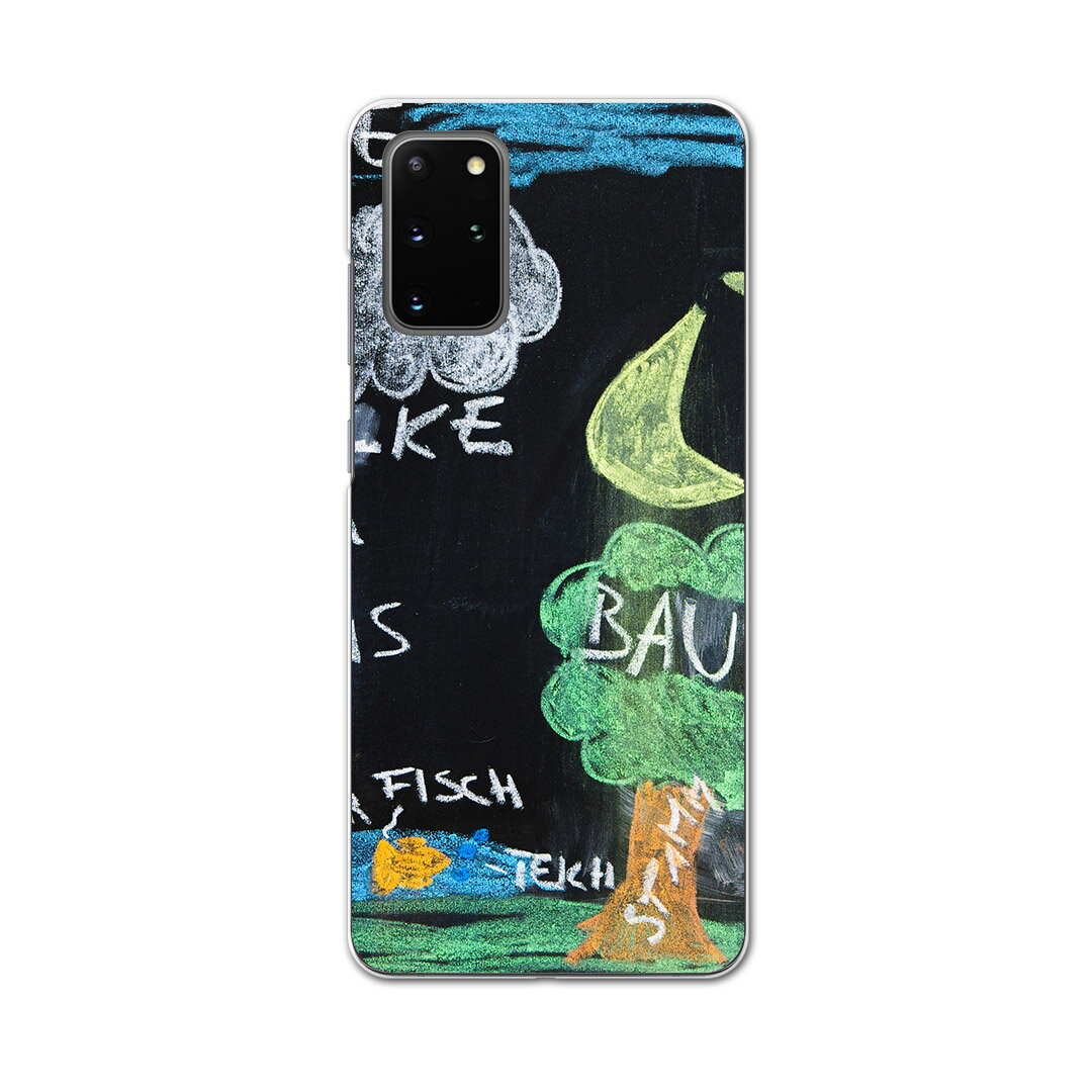 igcase Galaxy S20+ 5G SC-52A 専用ハードケース sc52a docomo ドコモ スマホカバー カバー ケース pc ハードケース 006923 その他 黒板 チョーク 英語