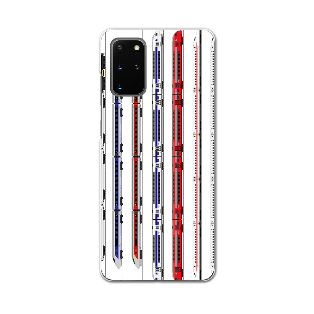 igcase Galaxy S20+ 5G SC-52A 専用ハードケース sc52a docomo ドコモ スマホカバー カバー ケース pc ハードケース 013216 乗り物　新幹線　電車