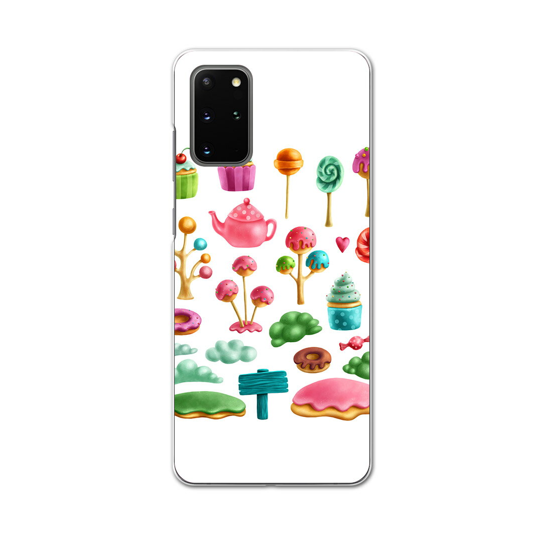 Rakuten - igcase Galaxy S20+ 5G SC-52A 専用ハードケース sc52a docomo ドコモ スマホカバー カバー ケース pc ハードケース 015565 お菓子　紅茶　かわいい