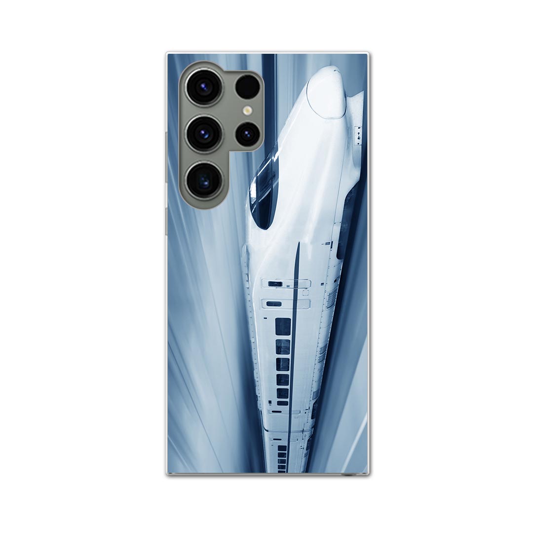 Galaxy S23 Ultra 用 ハード ケース SC-52D / SCG20 各キャリア 共通対応 ケース カバー sc52d ハードケース 000868 新幹線