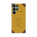 Galaxy S23 Ultra 用 ハード ケース SC-52D / SCG20 各キャリア 共通対応 ケース カバー sc52d ハードケース 011338 本 英語 黄色(2)