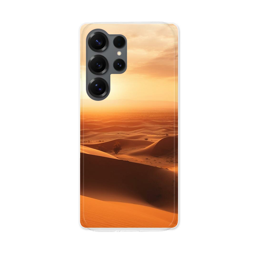 Galaxy S25 Ultra 用 スマホカバー SC-52F / SCG32 共通対応 sc52f ケース カバー ハードケース 033794 砂漠