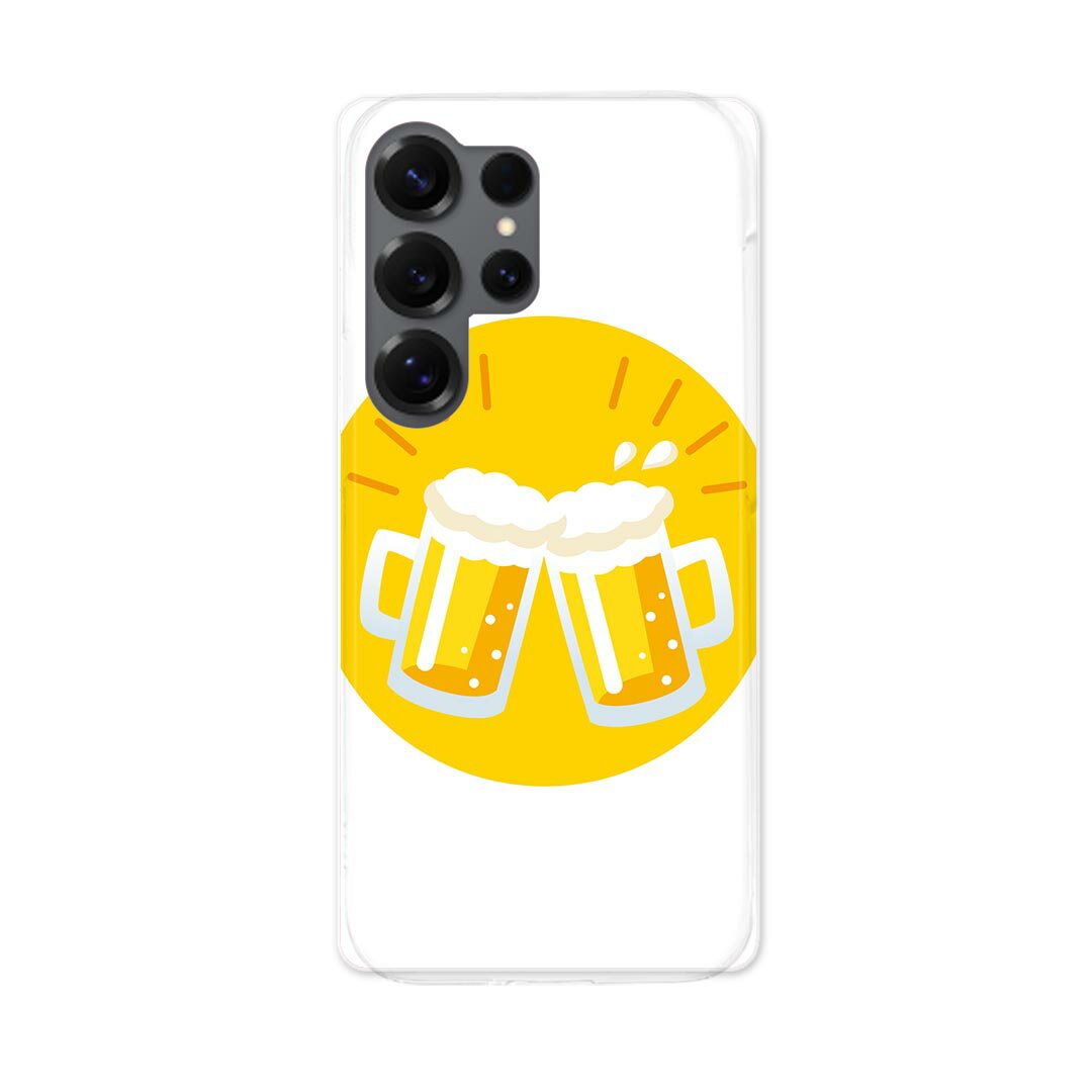 樂天商城 - Galaxy S25 Ultra 用 スマホカバー SC-52F / SCG32 共通対応 sc52f ケース カバー ハードケース 014114 ビール　お酒