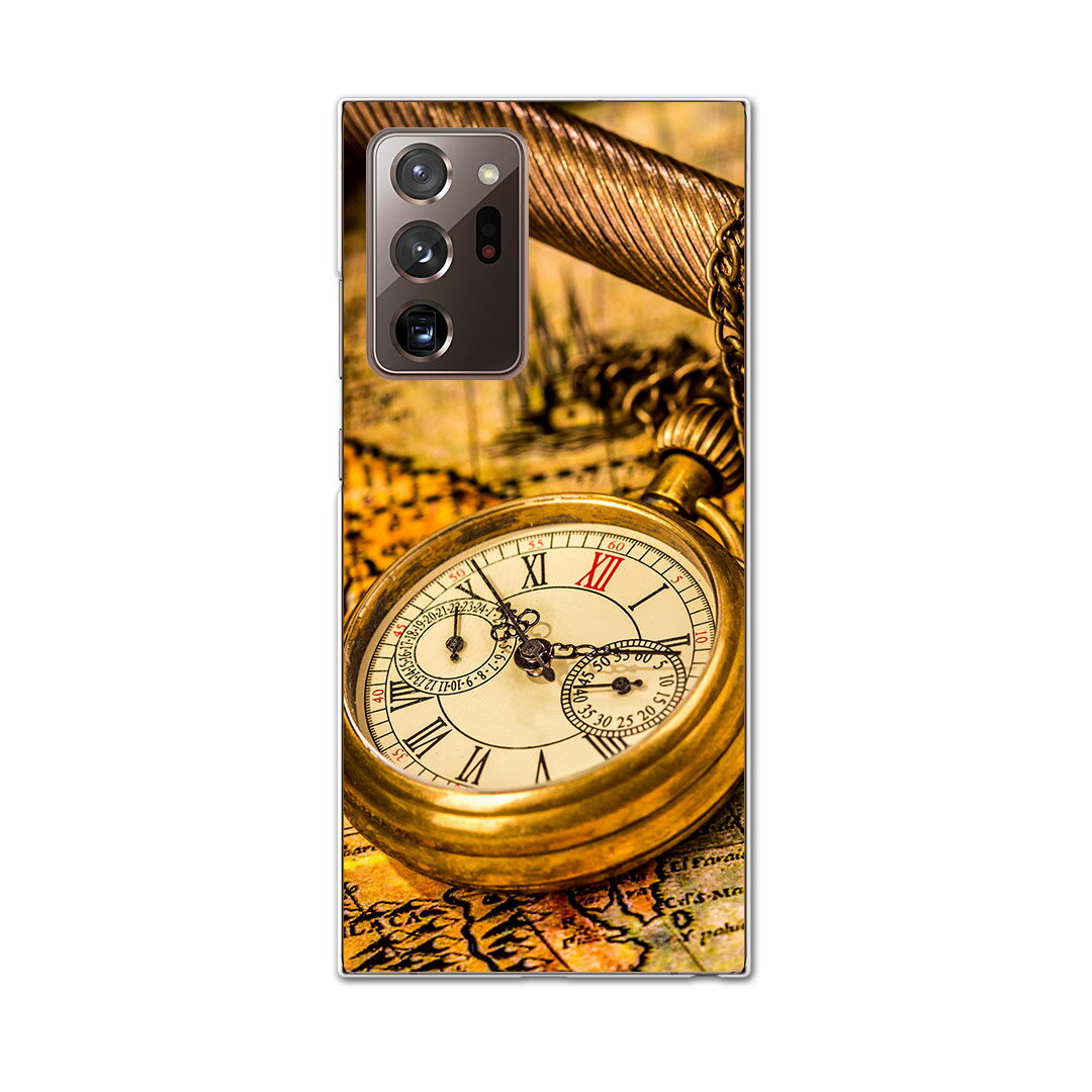 igcase Galaxy Note20 Ultra 5G SC-53A 専用ハードケース sc53a docomo ドコモ スマホカバー カバー ケース pc ハードケース 002687 クール 時計　レトロ　写真(2.0)