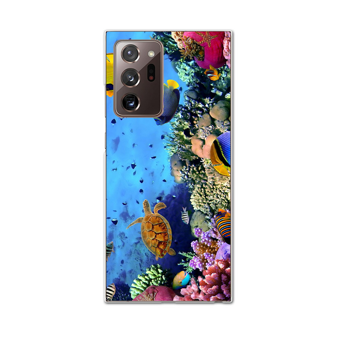 igcase Galaxy Note20 Ultra 5G SC-53A 専用ハードケース sc53a docomo ドコモ スマホカバー カバー ケース pc ハードケース 002823 写真・風景 海　写真　カラフル