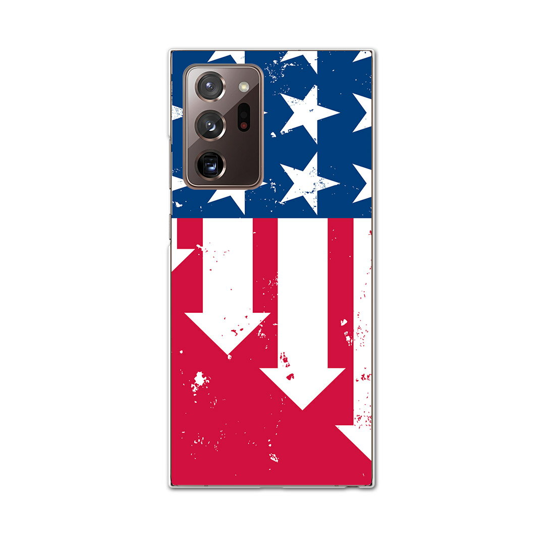 igcase Galaxy Note20 Ultra 5G SC-53A 専用ハードケース sc53a docomo ドコモ スマホカバー カバー ケース pc ハードケース 011678 アメリカ　外国　国旗