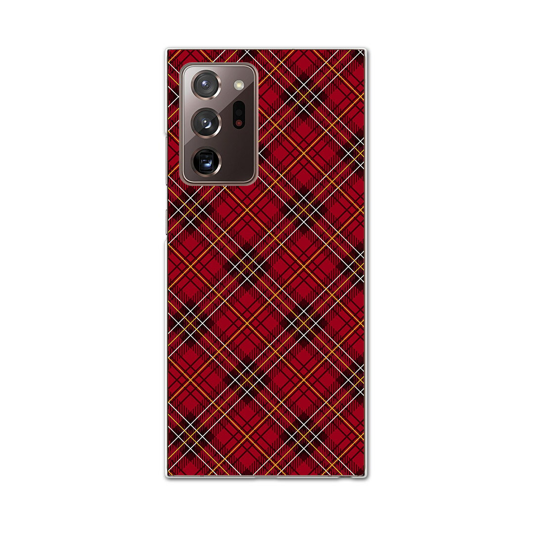 乐天商城 - igcase Galaxy Note20 Ultra 5G SC-53A 専用ハードケース sc53a docomo ドコモ スマホカバー カバー ケース pc ハードケース 012387 チェック　赤　紺