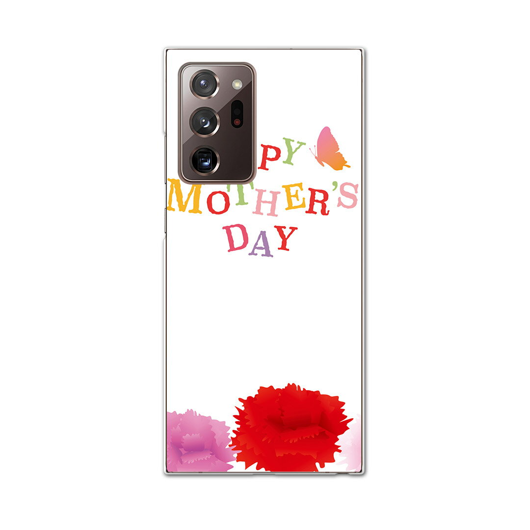 igcase Galaxy Note20 Ultra 5G SC-53A 専用ハードケース sc53a docomo ドコモ スマホカバー カバー ケース pc ハードケース 015313 母の日　バラ　花　母　カーネーション(2.0)