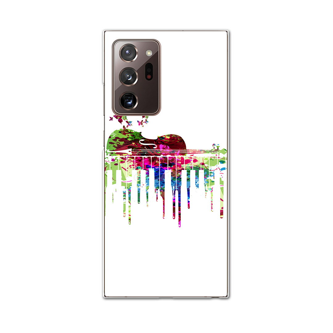 樂天商城 - igcase Galaxy Note20 Ultra 5G SCG06 専用ハードケース au スマホカバー カバー ケース pc ハードケース 015803 ギター　音楽　カラフル