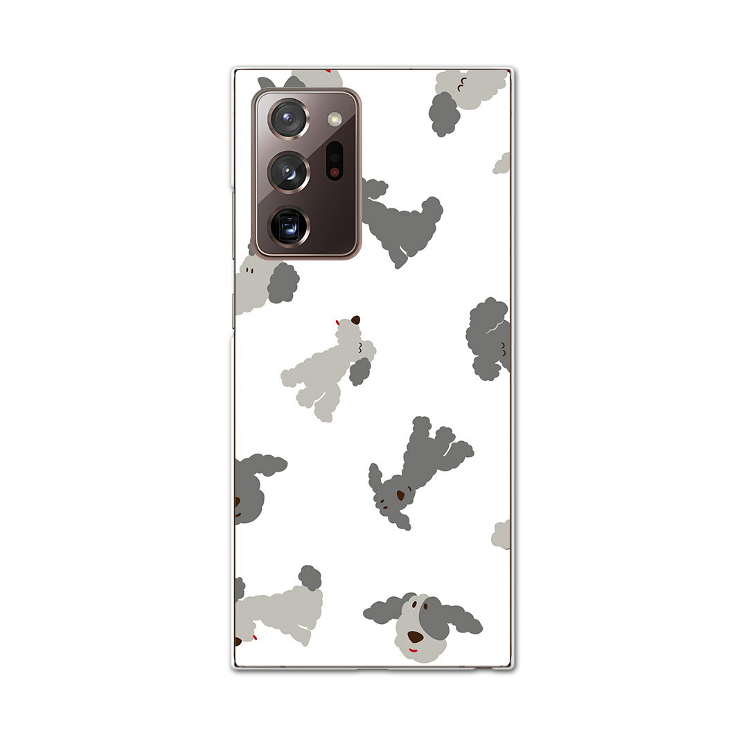 igcase Galaxy Note20 Ultra 5G SCG06 専用ハードケース au スマホカバー カバー ケース pc ハードケース 016063 犬　かわいい