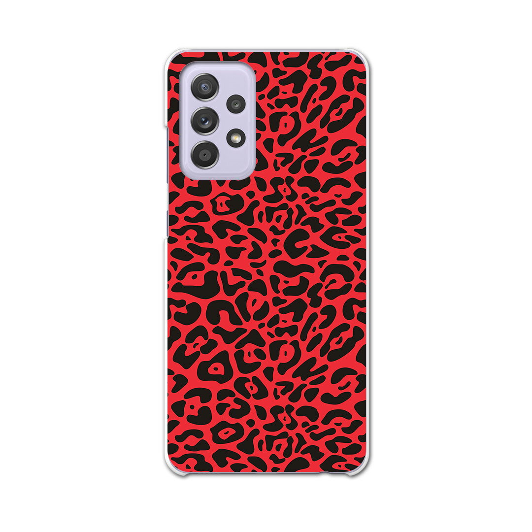 sc53b Galaxy A52 5G SC-53B ギャラクシー サムスン スマホ カバー ケース スマホケース スマホカバー PC ハードケース 005942 ヒョウ柄 動物 模様