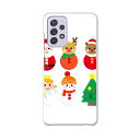 sc53b Galaxy A52 5G SC-53B ギャラクシー サムスン スマホ カバー ケース スマホケース スマホカバー PC ハードケース 009994 クリスマス サンタ キャラクター(2)