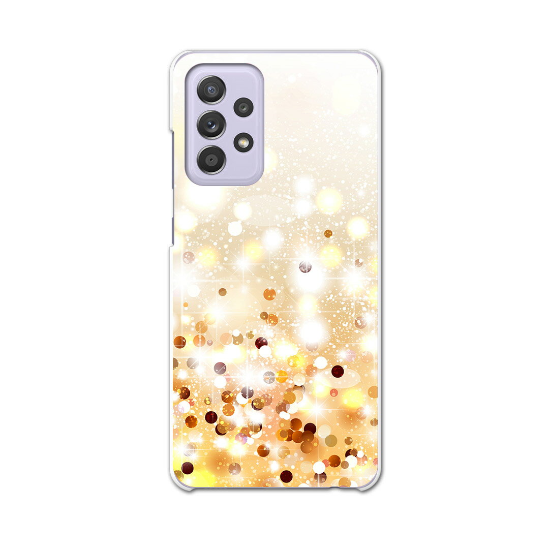 樂天商城 - sc53b Galaxy A52 5G SC-53B ギャラクシー サムスン スマホ カバー ケース スマホケース スマホカバー PC ハードケース 010170 金　ゴールド　キラキラ