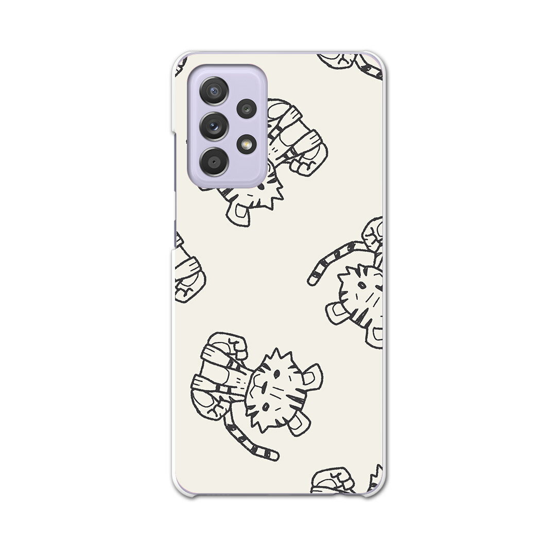 樂天商城 - sc53b Galaxy A52 5G SC-53B ギャラクシー サムスン スマホ カバー ケース スマホケース スマホカバー PC ハードケース 010708 トラ　動物　イラスト