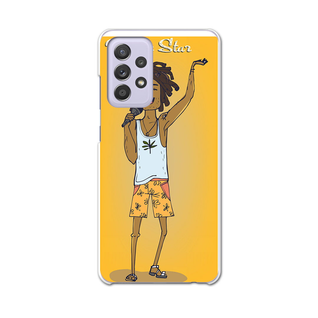 sc53b Galaxy A52 5G SC-53B ギャラクシー サムスン スマホ カバー ケース スマホケース スマホカバー PC ハードケース 010873 レゲエ　人物　音楽
