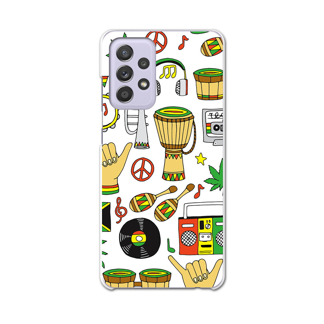 sc53b Galaxy A52 5G SC-53B ギャラクシー サムスン スマホ カバー ケース スマホケース スマホカバー PC ハードケース 010915 レゲエ　音楽　ミュージック