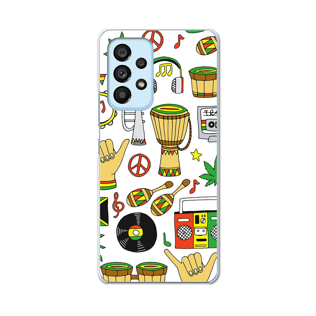 Galaxy A53 専用ハードケース SC-53C / SCG15 共通対応 sc53c igcase スマホカバー カバー ケース pc ハードケース 010915 レゲエ　音楽　ミュージック