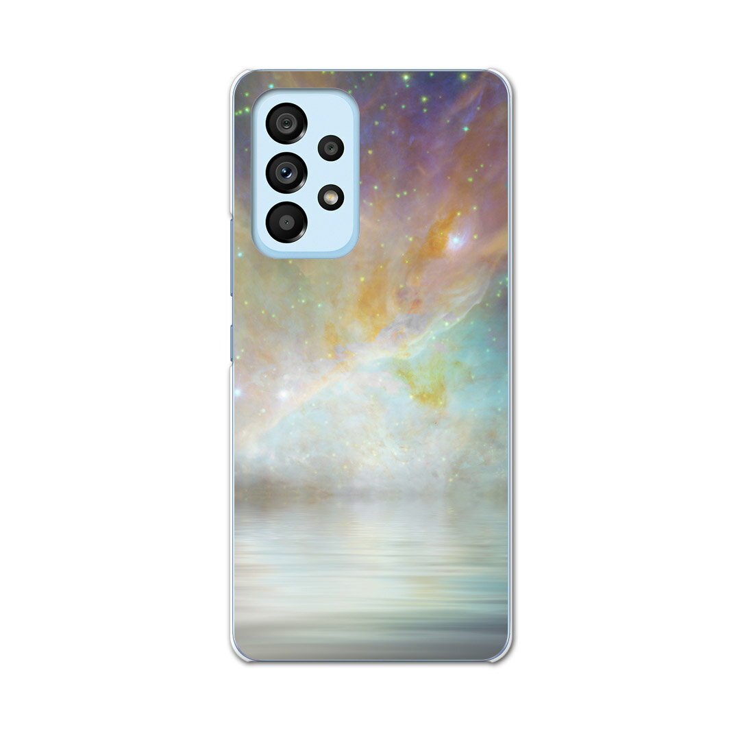 Galaxy A53 専用ハードケース SC-53C / SCG15 共通対応 sc53c igcase スマホカバー カバー ケース pc ハードケース 012290 空　オーロラ　景色