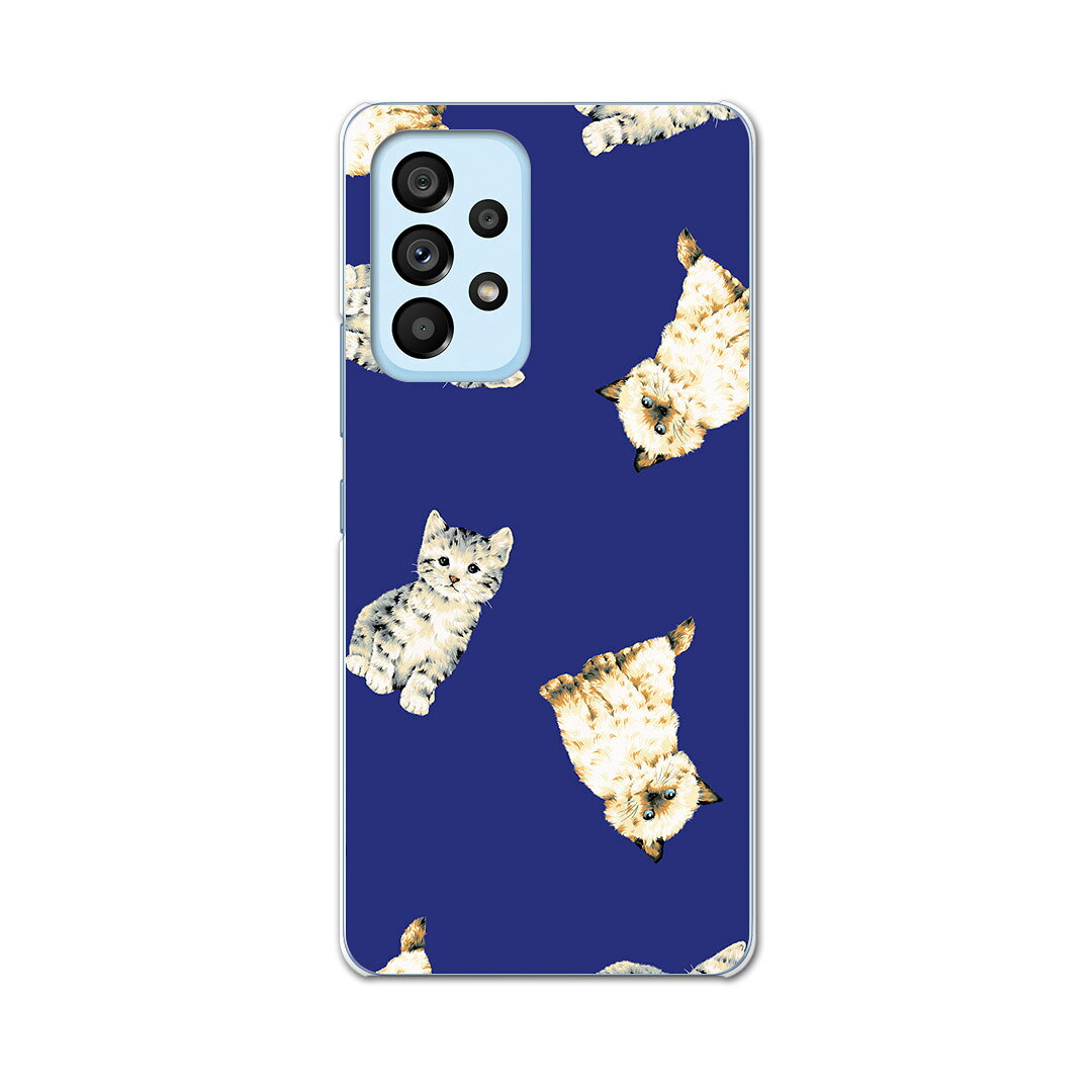 Galaxy A53 専用ハードケース SC-53C / SCG15 共通対応 sc53c igcase スマホカバー カバー ケース pc ハードケース 014618 猫　動物　アニマル