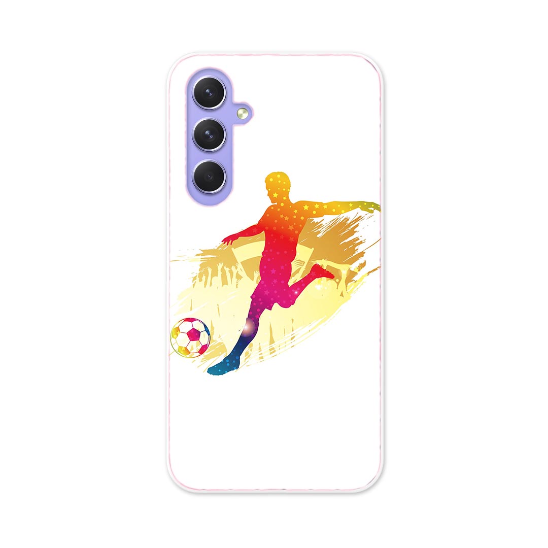 Galaxy A54 5G ギャラクシー SC-53D SCG21 専用 ケース 共通対応 sc53d igcase スマホカバー カバー ケース pc ハードケース 020048 スポーツ サッカー