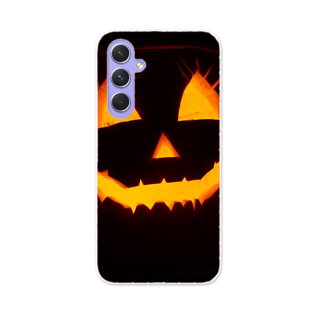 Galaxy A54 5G ギャラクシー SC-53D SCG21 専用 ケース 共通対応 sc53d igcase スマホカバー カバー ケース pc ハードケース 030580 ハロウィン 暗い かぼちゃ ジャックオーランタン