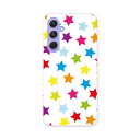 Galaxy A54 5G ギャラクシー SC-53D SCG21 専用 ケース 共通対応 sc53d igcase スマホカバー カバー ケース pc ハードケース 007045 カラフル 星 模様(2)