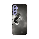 Galaxy A54 5G ギャラクシー SC-53D SCG21 専用 ケース 共通対応 sc53d igcase スマホカバー カバー ケース pc ハードケース 007328 写真 モノクロ 豹 ヒョウ(2)