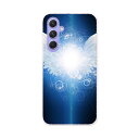 Galaxy A54 5G ギャラクシー SC-53D SCG21 専用 ケース 共通対応 sc53d igcase スマホカバー カバー ケース pc ハードケース 007870 羽根 はね 青 ブルー(2)