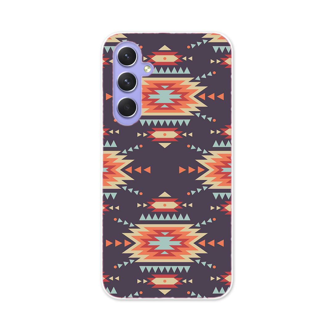 樂天商城 - Galaxy A54 5G ギャラクシー SC-53D SCG21 専用 ケース 共通対応 sc53d igcase スマホカバー カバー ケース pc ハードケース 010730 ネイティブ柄　カラフル