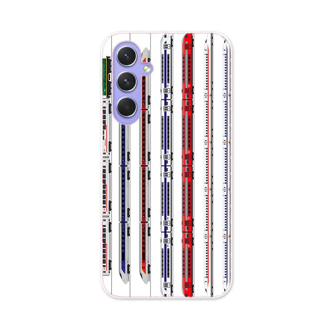 Galaxy A54 5G ギャラクシー SC-53D SCG21 専用 ケース 共通対応 sc53d igcase スマホカバー カバー ケース pc ハードケース 013216 乗り物　新幹線　電車