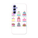 Galaxy A54 5G ギャラクシー SC-53D SCG21 専用 ケース 共通対応 sc53d igcase スマホカバー カバー ケース pc ハードケース 015304 イースター たまご うさぎ ケーキ パステル(2)